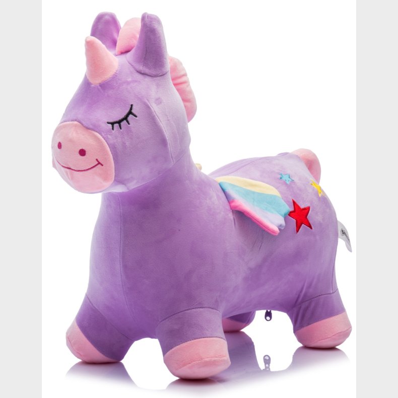 Enhjrning / Unicorn Plys Hoppedyr, LIlla (fra 18M)