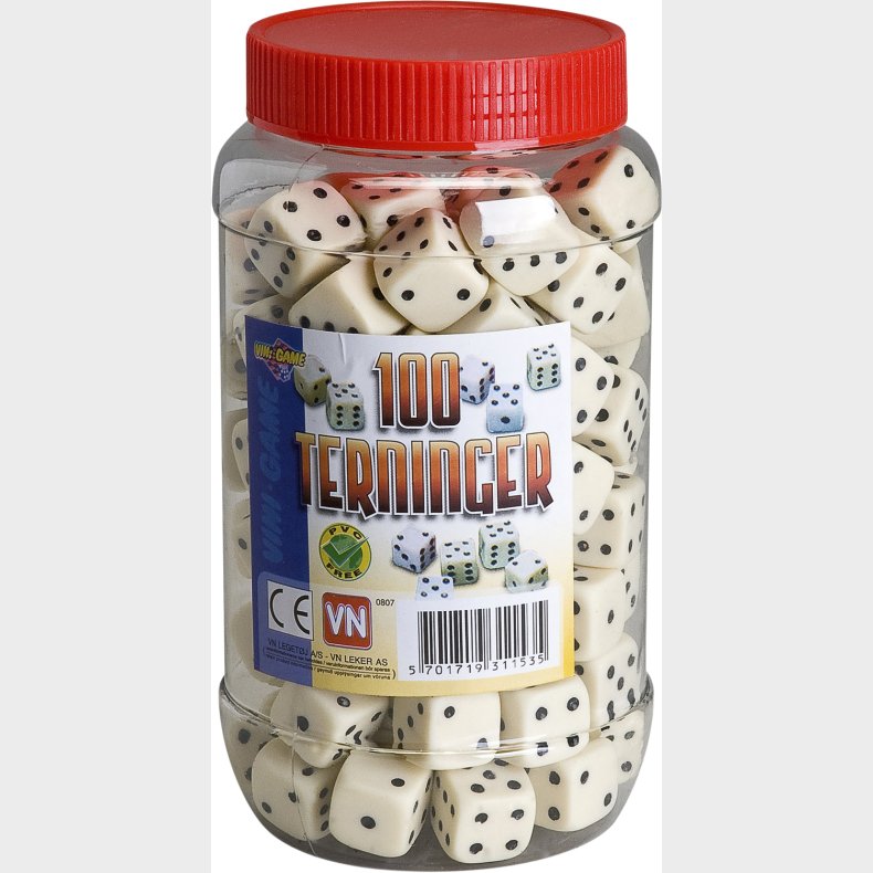 Terninger 16mm 100 I Dse