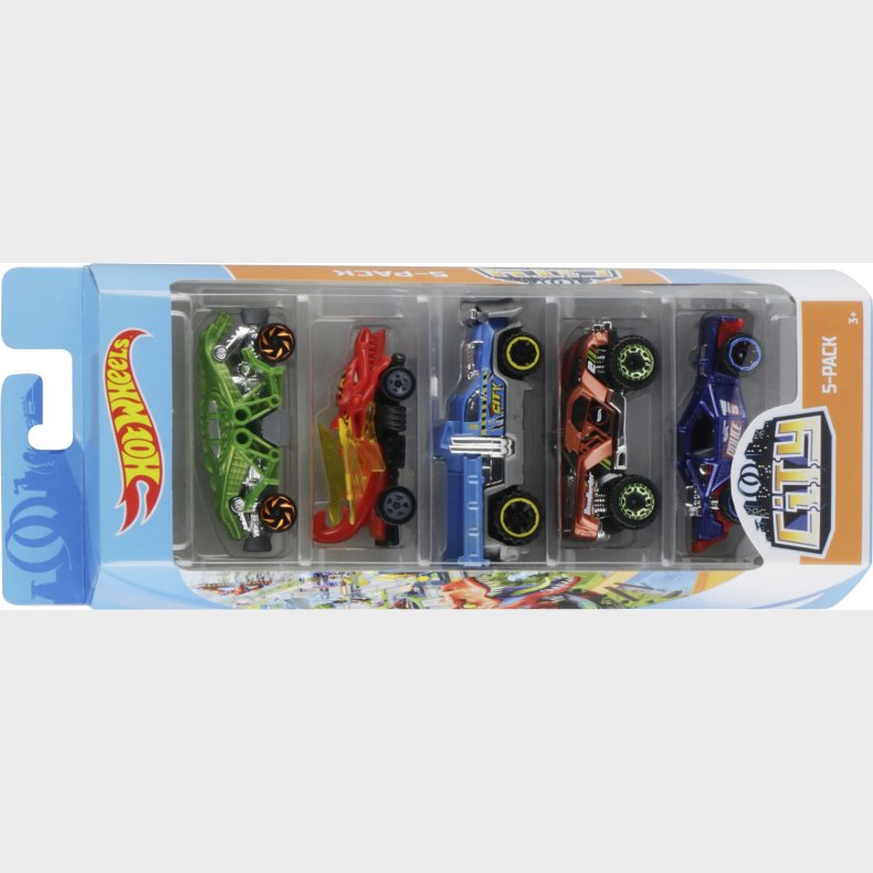 Hot Wheels 5 Pack Assorteret