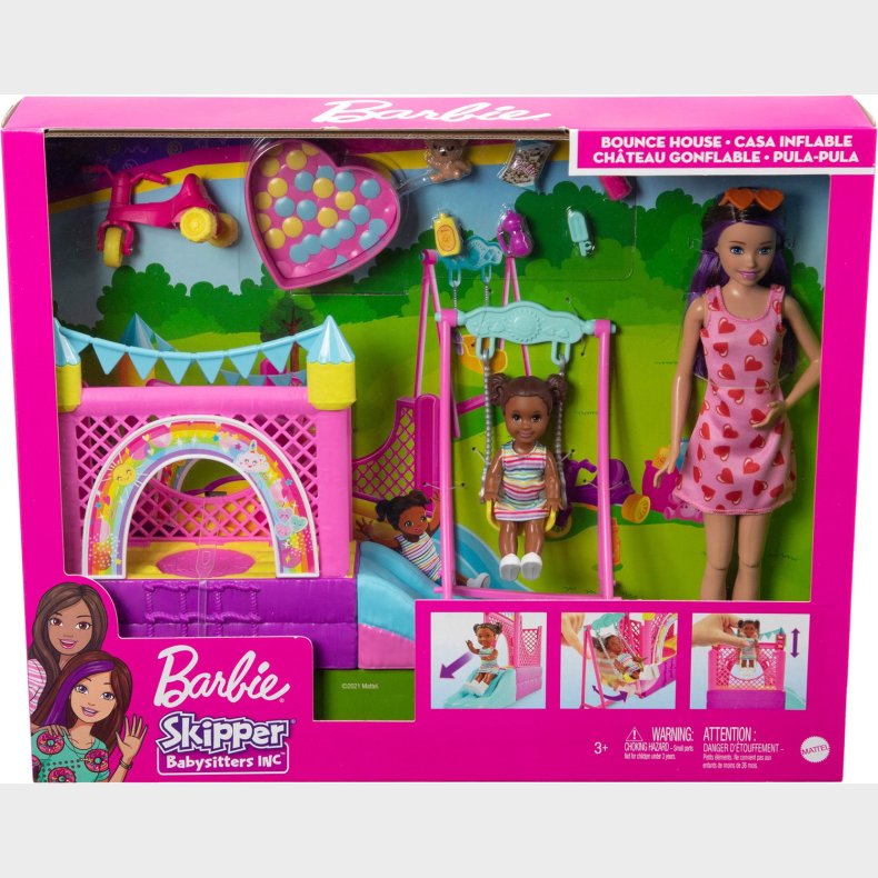 Barbie Babysitter Bounce House