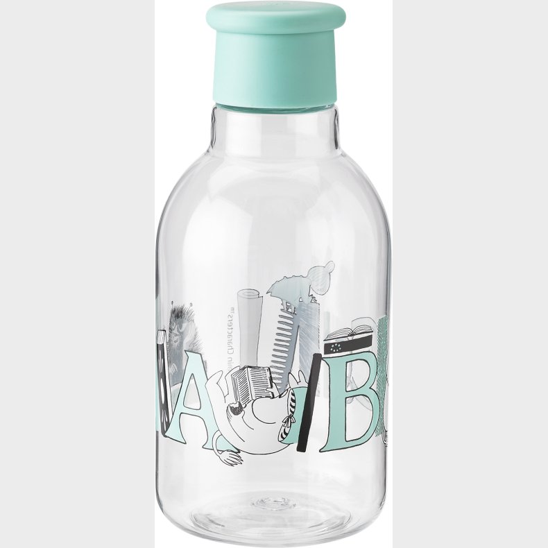 Moomin ABC Drikkeflaske 0,5 l, Moomin Turqouise