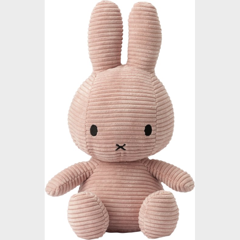 Miffy Sitting Corduroy Pink 33 cm