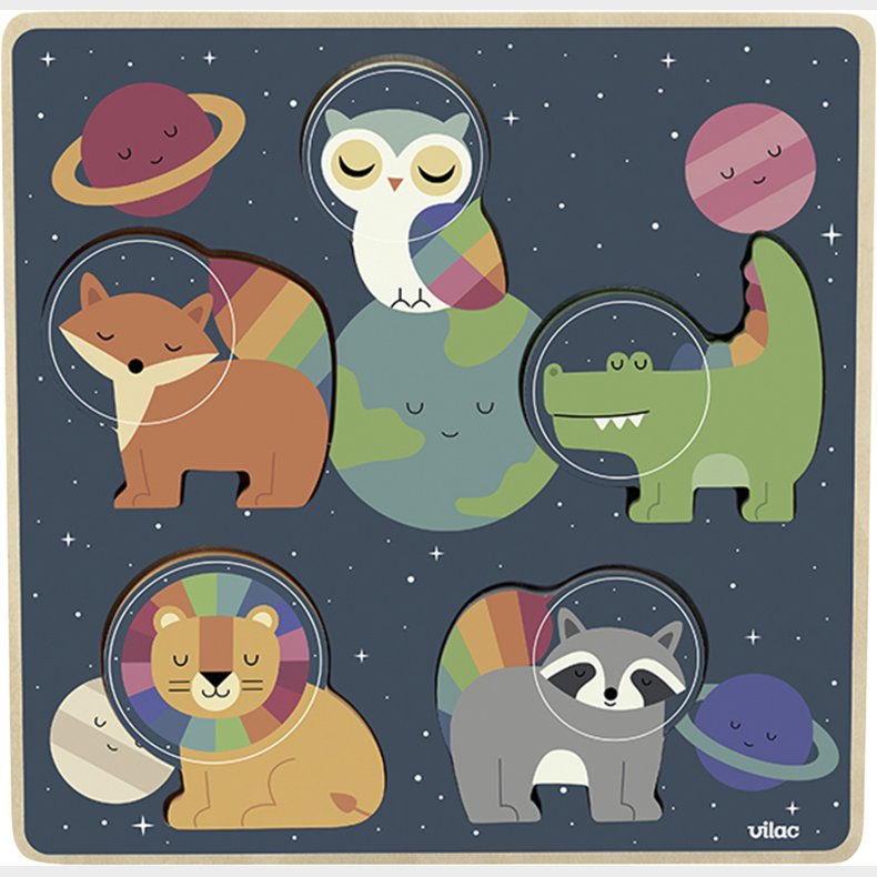 Vilac Puslespil 5 brk Tekstur - Rummet af Andy Westface