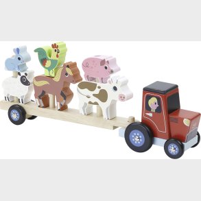 Vilac Traktor med Anhnger og Stabledyr