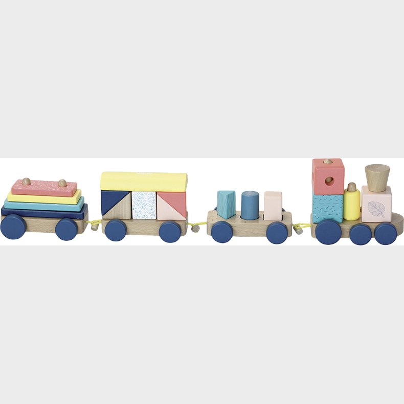 Vilac Togst med Byggeklodser