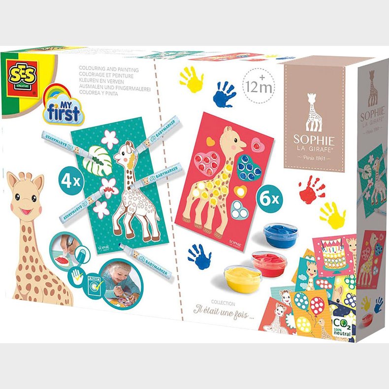 SES Creative Sofie la Girafe - Farve og Male