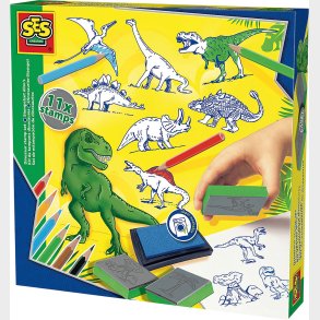 SES Creative Stempelst - Dinosaurer