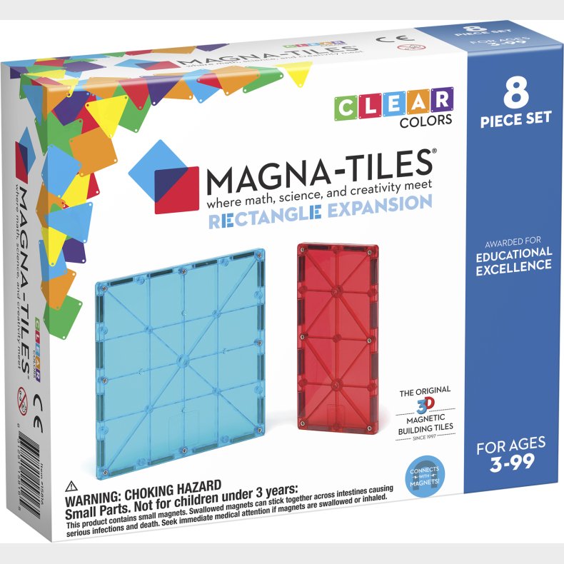 Magnatiles Rectangles,8pcs