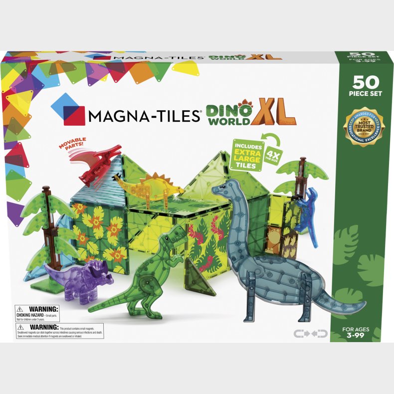 Magnatiles Dino World XL 50pcs