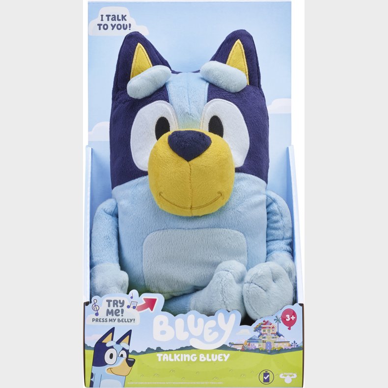 Bluey Talking Plys 31cm