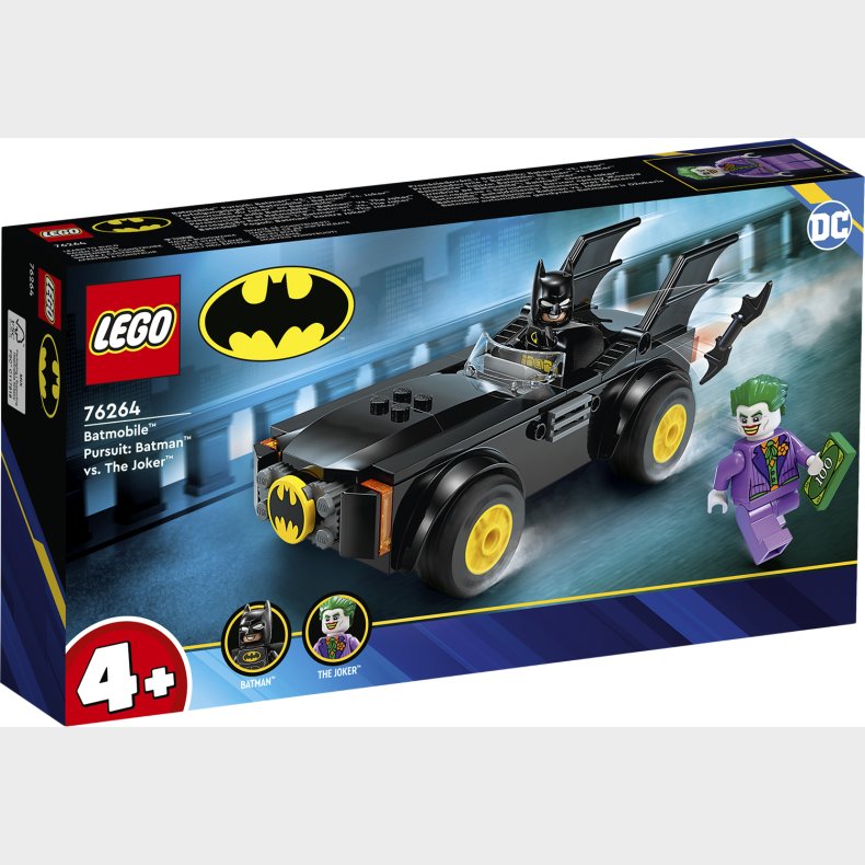 Batmobil Jagt Batman mod Jokeren 76264