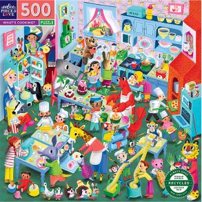 Eeboo Puslespil 500 brk - What's Cooking