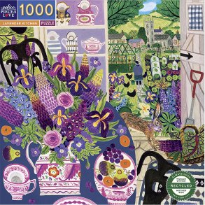 Eeboo Puslespil 1000 brk - Lavender Kitchen