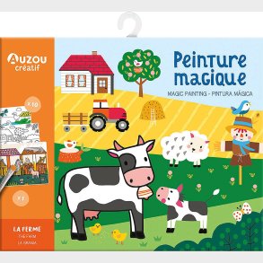 Auzou Little Artist Activity Kit - Magic Painting - Farm