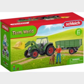 Schleich Tractor With Tra