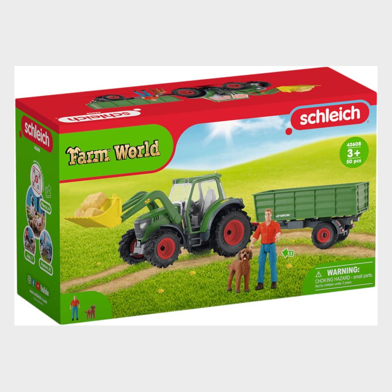 Schleich Tractor With Tra