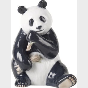Spisende Panda Figur, 18 cm