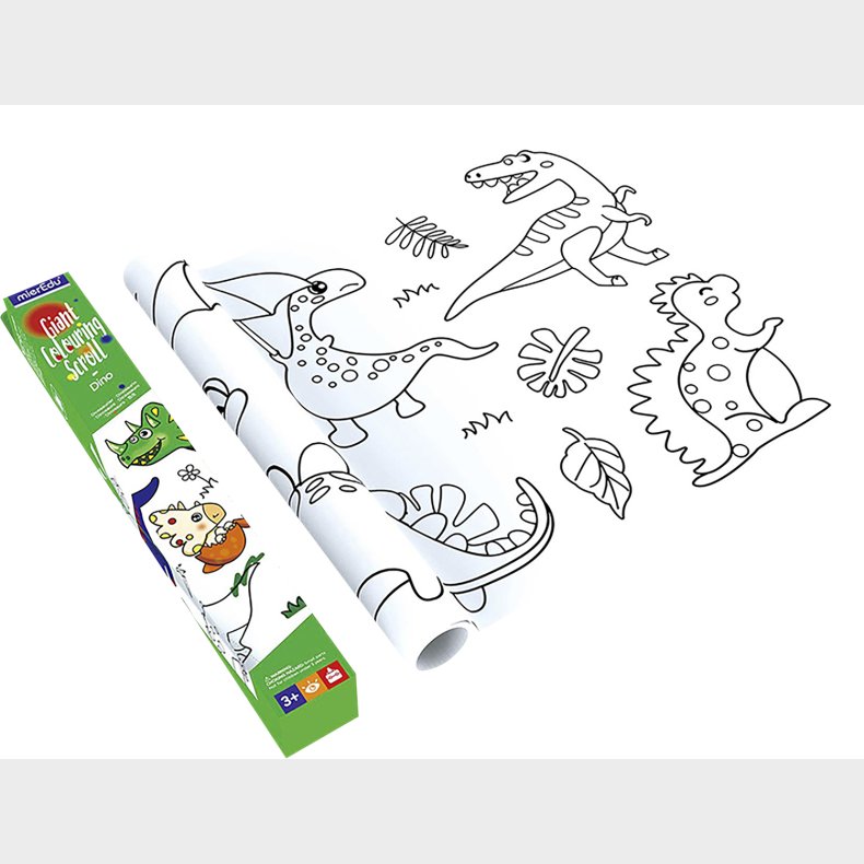 Mieredu Kmpebanner til Farvelgning - Dinosaurer