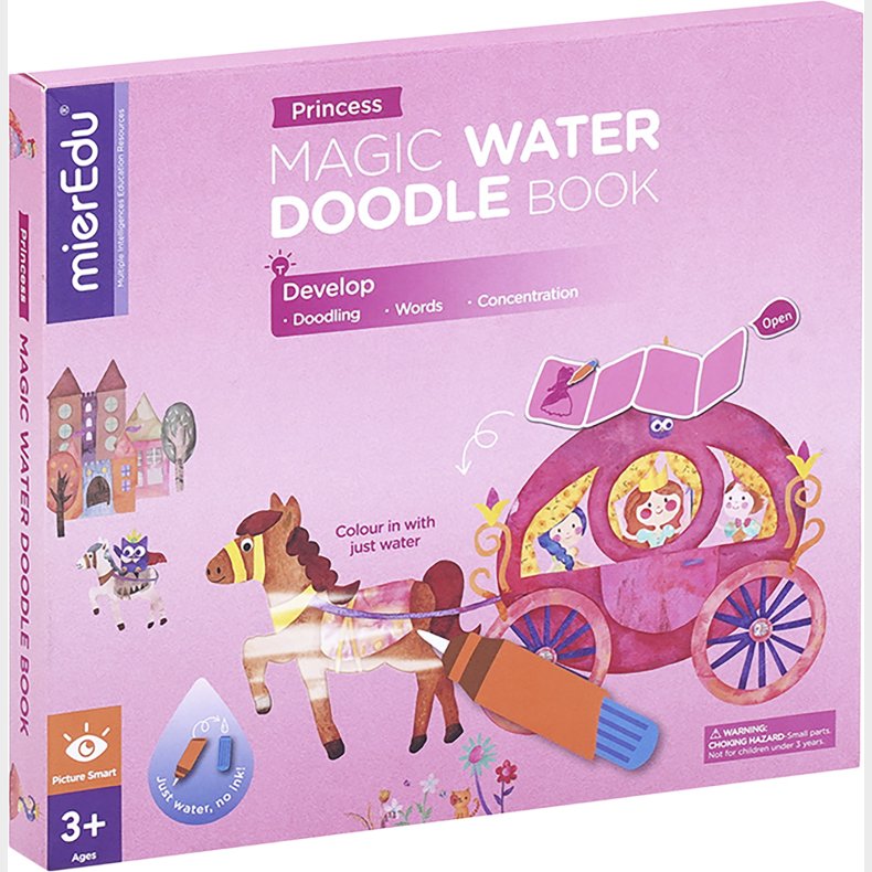 Mieredu Mal med Vand Malebog - Prinsesse