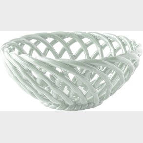 Ceramic Basket Large Light Mint