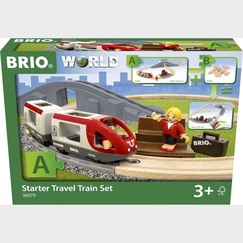 Brio Starter Travel Train Set