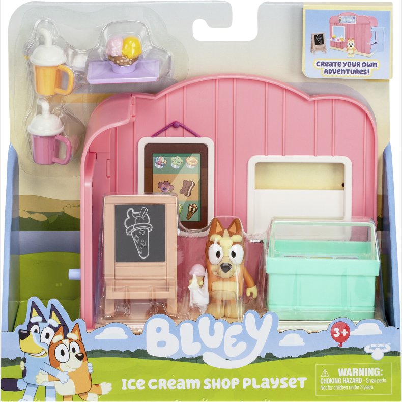 Bluey Ice Cream Shop Playset