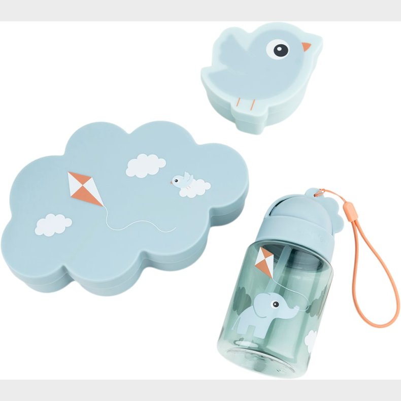 Snack &amp; Madkasse M/drikkedunk Playground Bl