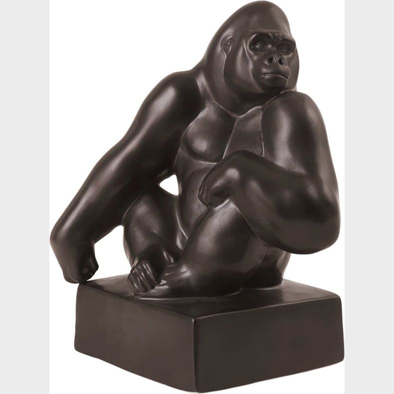 Gorilla Figur, Graphite, 20,5 cm.