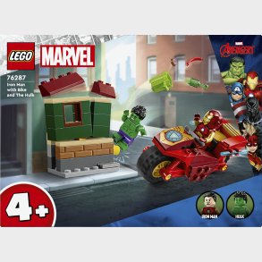 Iron Man med Motorcykel og Hulk 76287