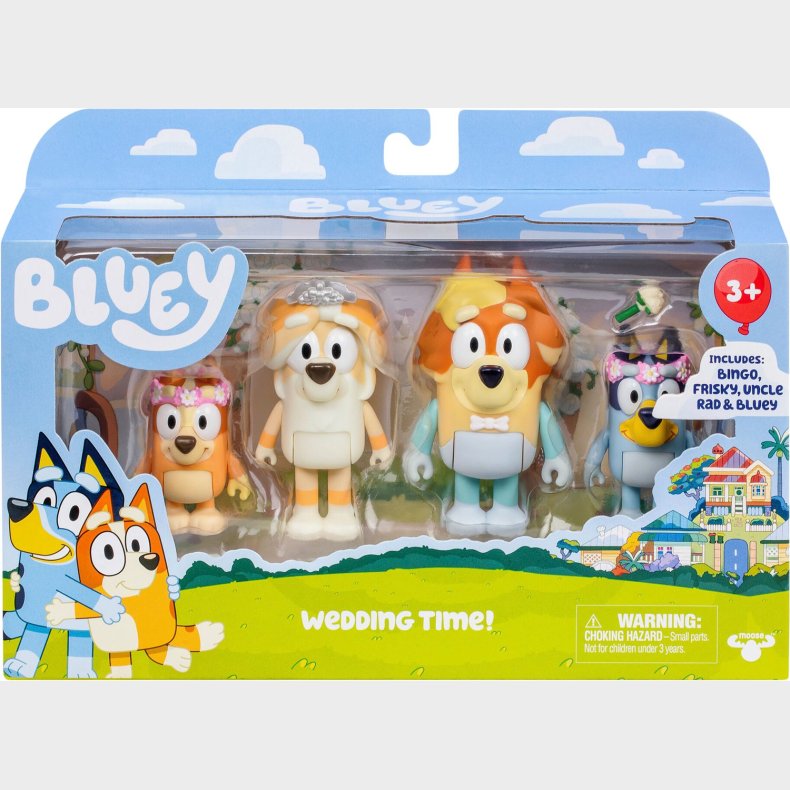 Bluey Figure 4pk Special