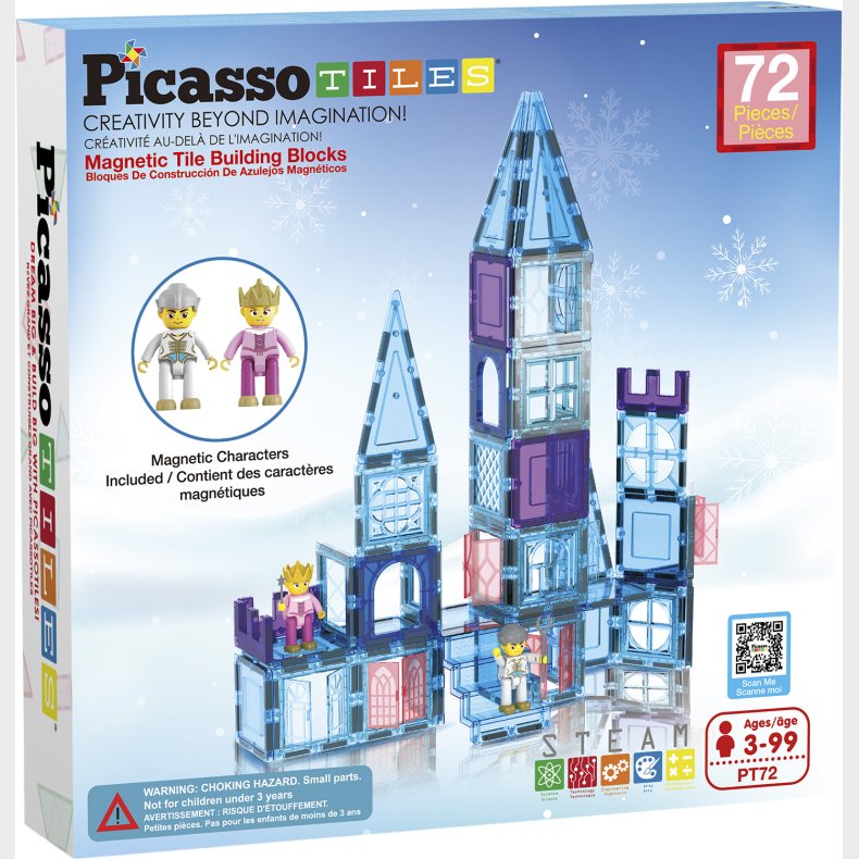 Picasso Tiles 72 pc Ice W