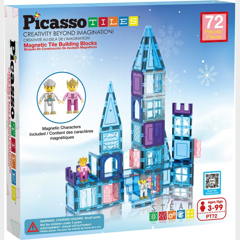 Picasso Tiles 72 pc Ice W