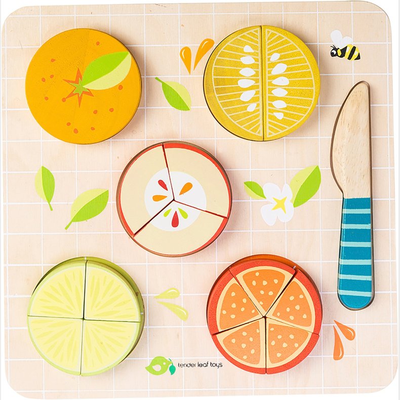 Tender Leaf Lr Brker med Legefrugter