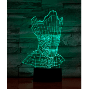 Groot 3D Lampe - Guardians Of The Galaxy