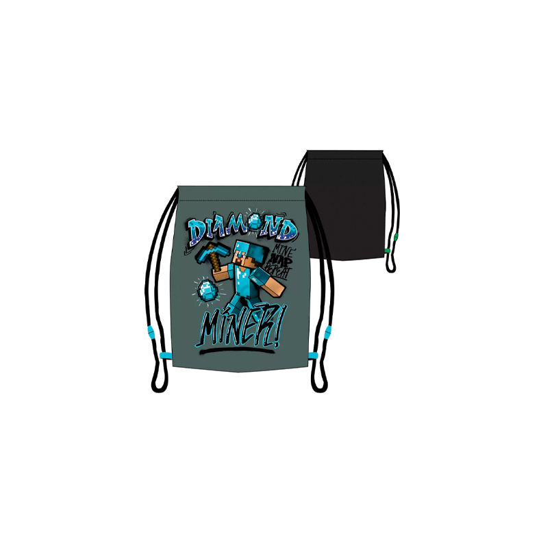 Minecraft Sportstaske  -  Gymnastiktaske