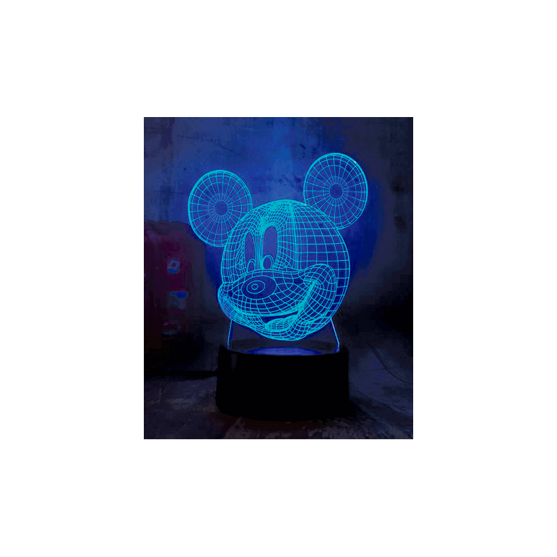 Mickey Mouse 3D lampe