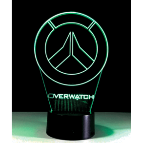 Overwatch Logo 3D lampe
