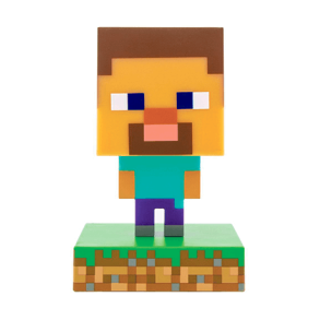 Minecraft Steve figur med lys - 10cm