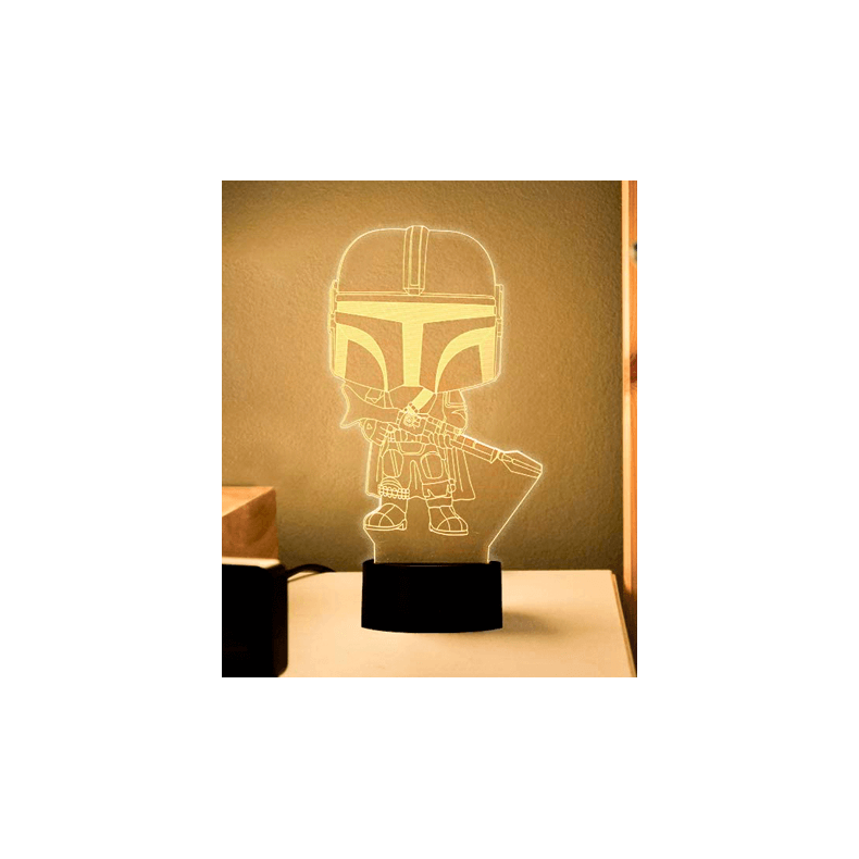 Mando lampe - The Mandalorian 3d lampe