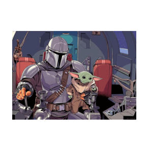 The Mandalorian puslespil - 1000 brikker