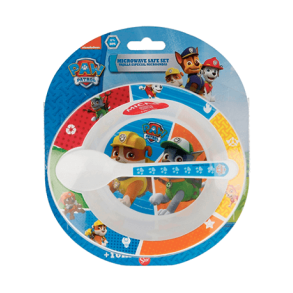 Paw Patrol Tallerken og ske