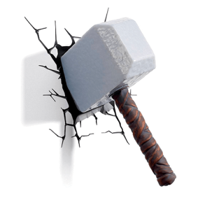Thors 3D LED hammer lampe