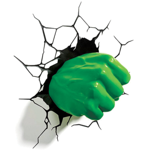 Hulk Knytn�ve 3D LED lampe - Marvel