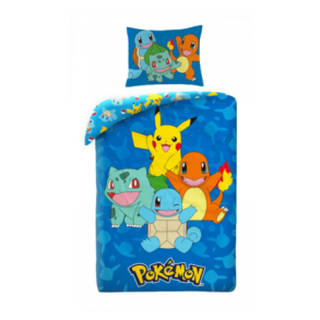 Pokemon sengetj - pokeballs & pokemons