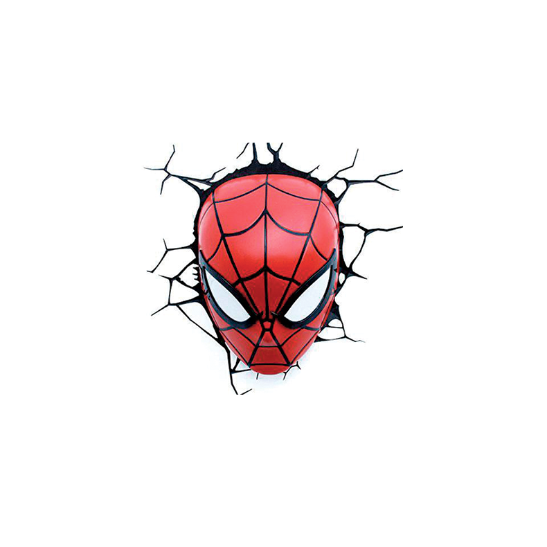 Spiderman lampe - 3D LED Maske