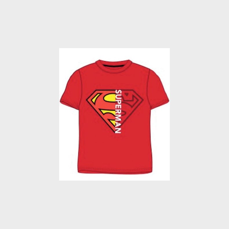 Superman t-shirts til brn - Rd