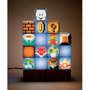 Super Mario Bygge blokke lampe
