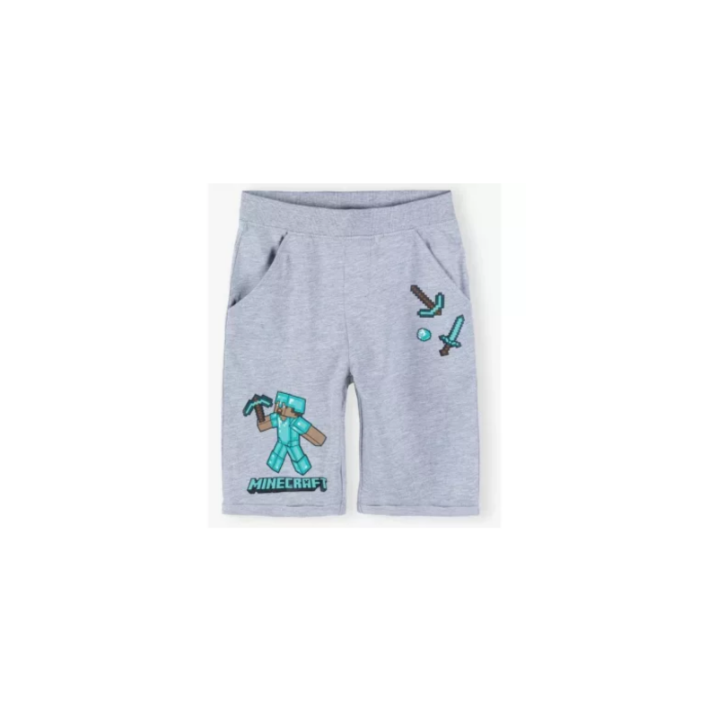 Minecraft gr shorts til brn (6-12 r)