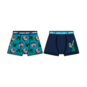 Minecraft boxershorts - 2 styk - Bl