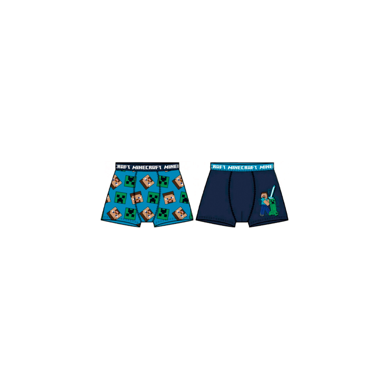 Minecraft boxershorts - 2 styk - Bl